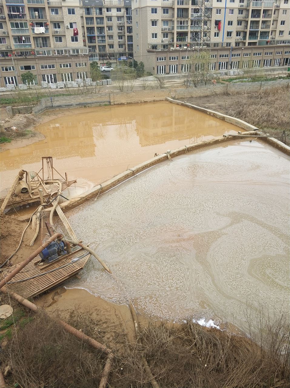 永康沉淀池淤泥清理-厂区废水池淤泥清淤