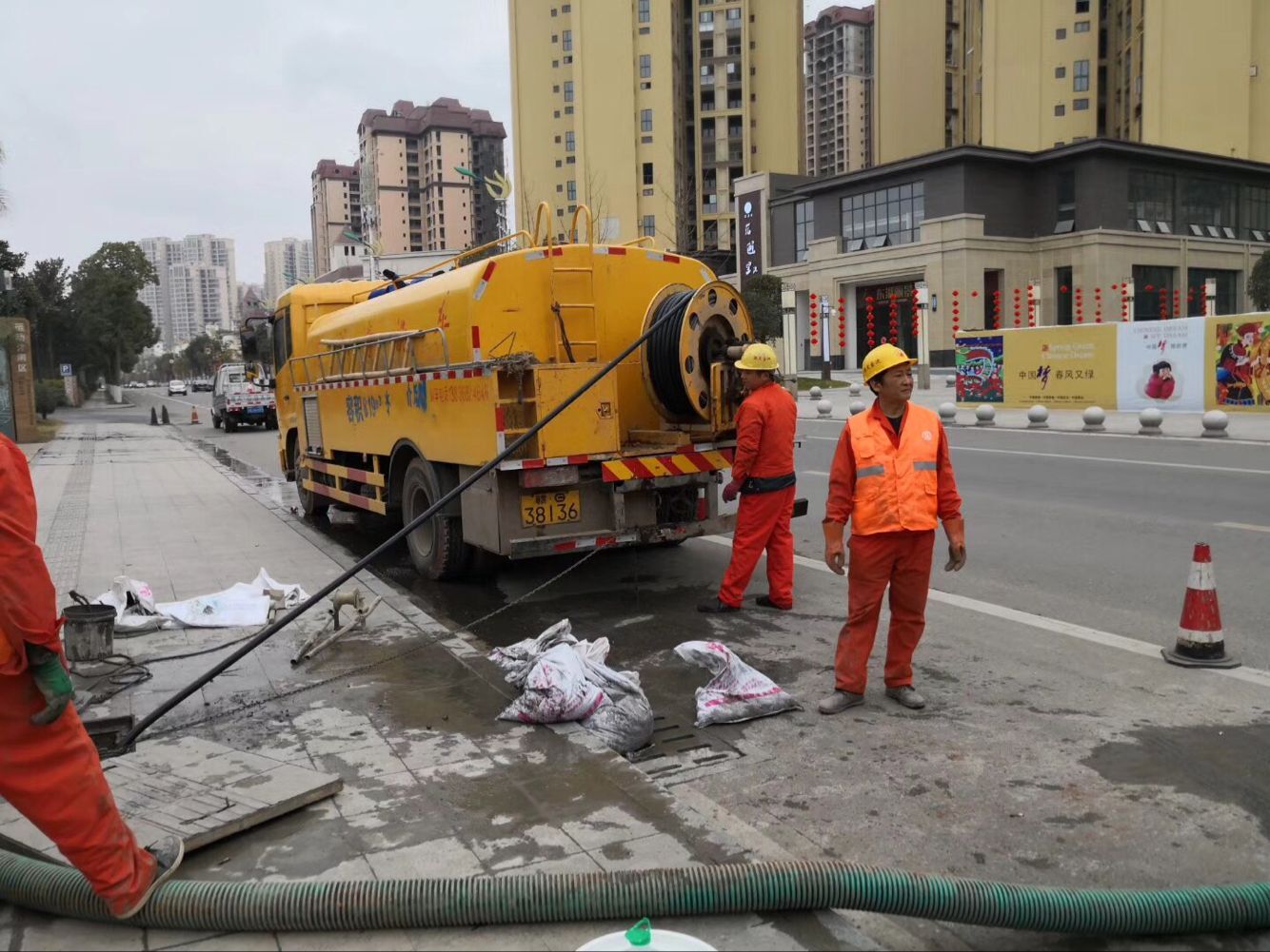 永康排污管道清淤-管道清洗